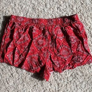 Forever 21 red shorts L